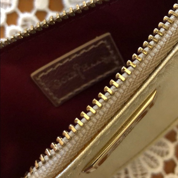 Cole Haan Metallic pale gold wristlet - Picture 3 of 5